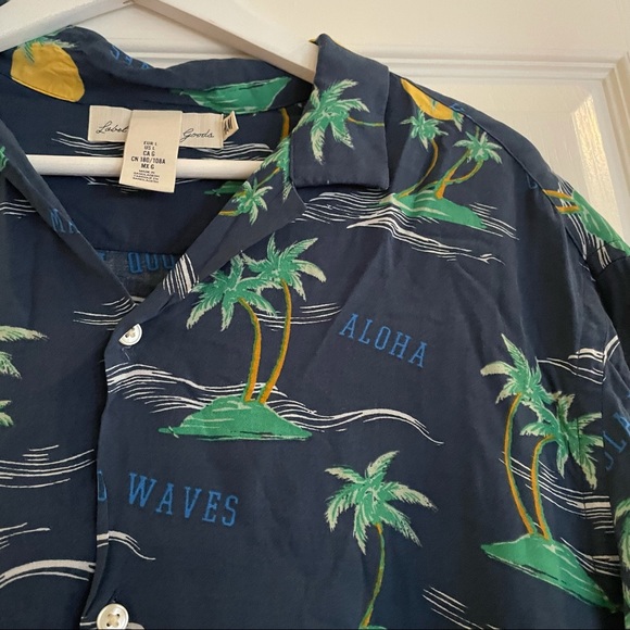 H&M Men's Hawaiian Shirt Size Large Aloha - Picture 5 of 7